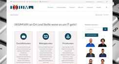 Desktop Screenshot of ixium.de