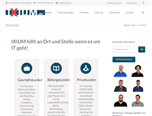 Tablet Screenshot of ixium.de